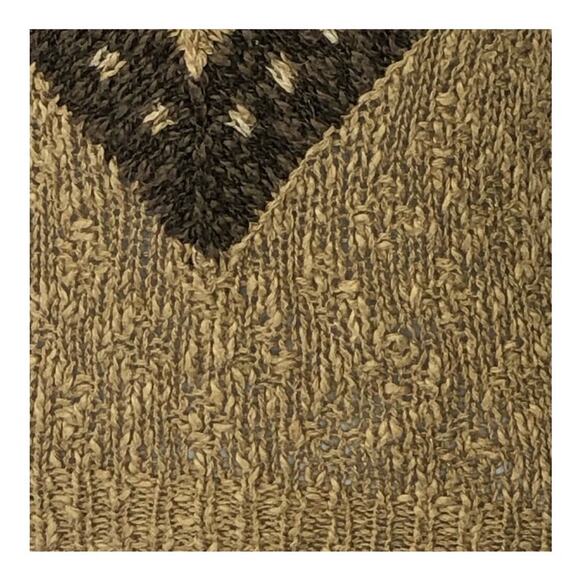 Liz Claiborne Vintage Linen Cotton Sleeveless V-Neck Sweater Size Large - Picture 9 of 16